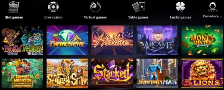Play games at Platinum Club VIP Casino