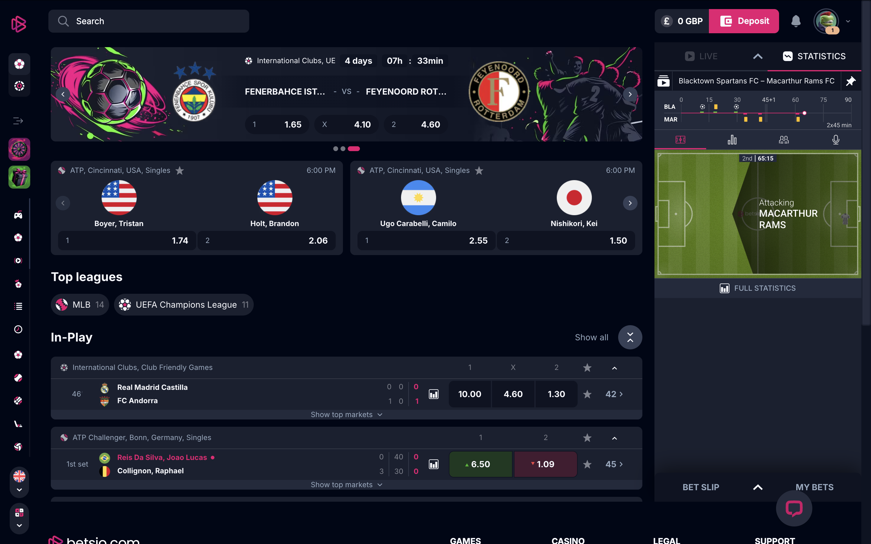 Betsio.com Sportsbook Banner