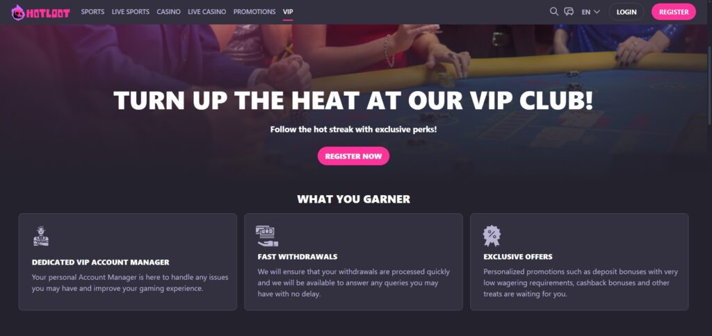 Discover HotLoot Casino VIP club